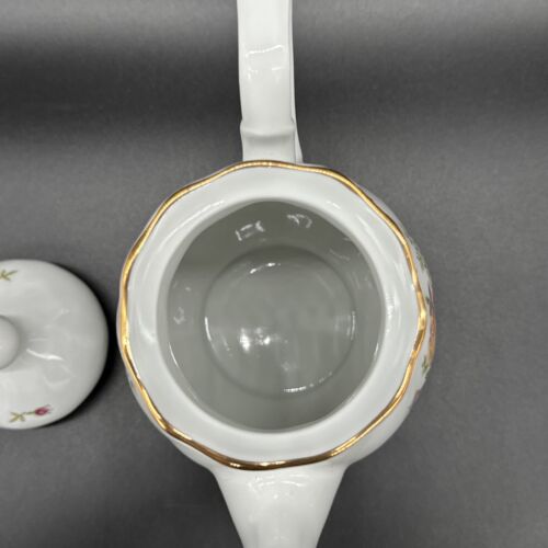 Korona Poland Teapot W/ Creamer and Sugar, Rose Garden Design