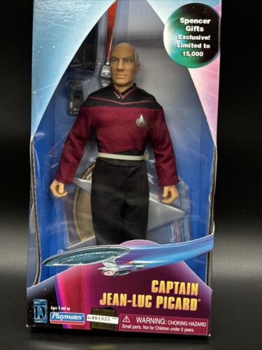 Playmates Star Trek Next Generation Captain Jean-Luc Picard, 1997 - NEW