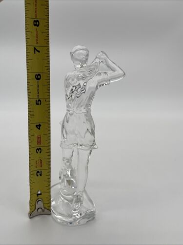 Waterford Crystal Lady Golfer Paperweight