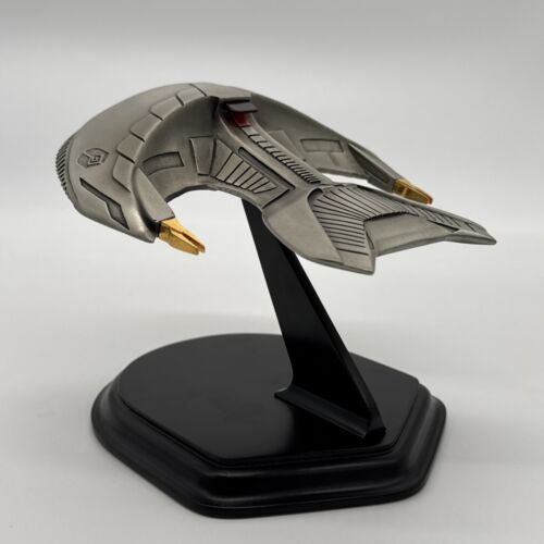 1992 STAR TREK Ferengi Marauder by The Franklin Mint - Pewter