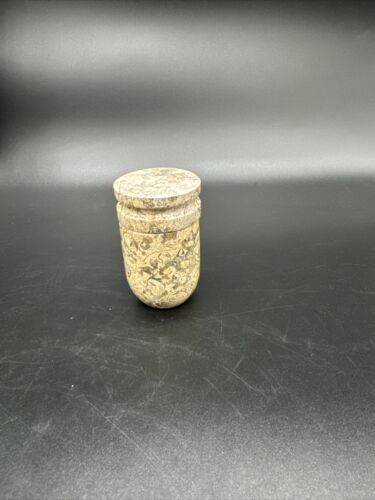 Stone Serving Set, Includes Small Plate, Salt And pepper Shaker & Two Containers