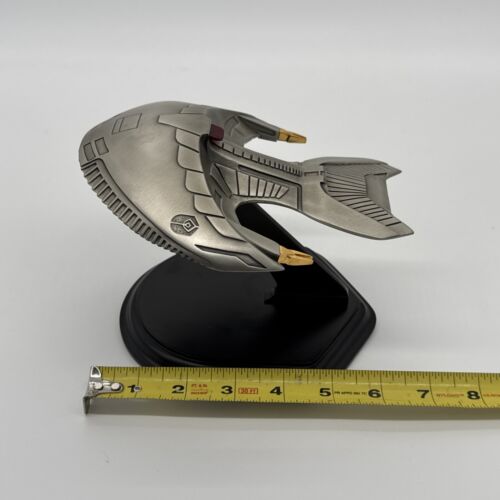 1992 STAR TREK Ferengi Marauder by The Franklin Mint - Pewter