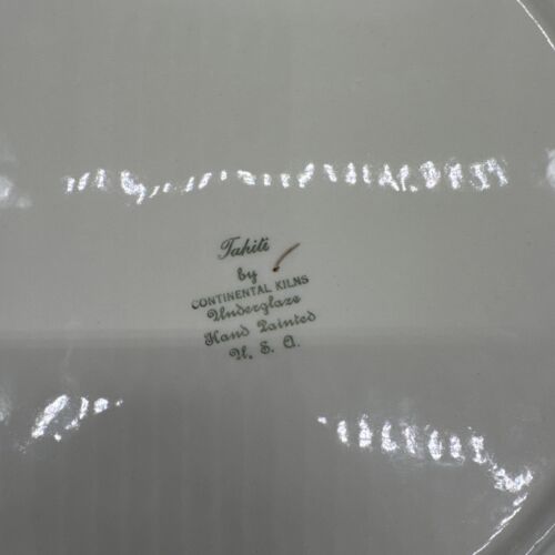 Tahiti by CONTINENTAL KILNS 11" Oval Serving Platter