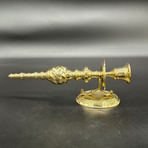 SOLID BRASS SCONCE 9-3/4" H x 3” W