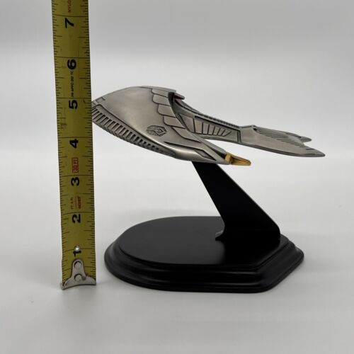 1992 STAR TREK Ferengi Marauder by The Franklin Mint - Pewter