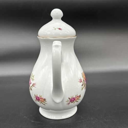 Korona Poland Teapot W/ Creamer and Sugar, Rose Garden Design