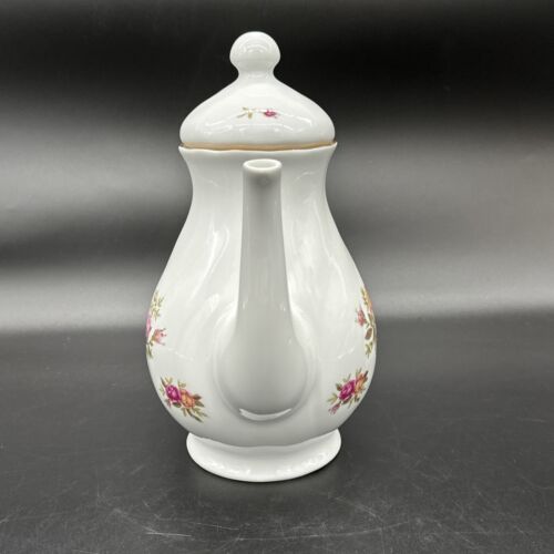 Korona Poland Teapot W/ Creamer and Sugar, Rose Garden Design