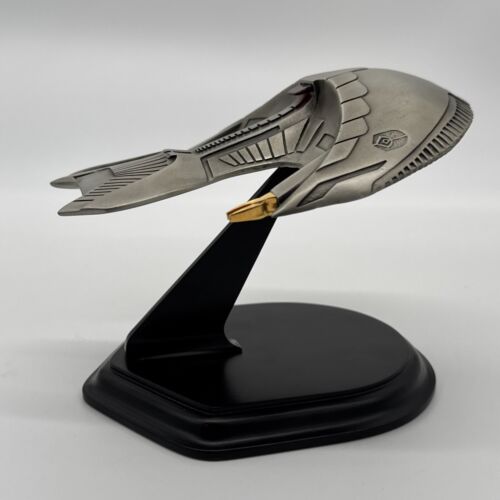 1992 STAR TREK Ferengi Marauder by The Franklin Mint - Pewter
