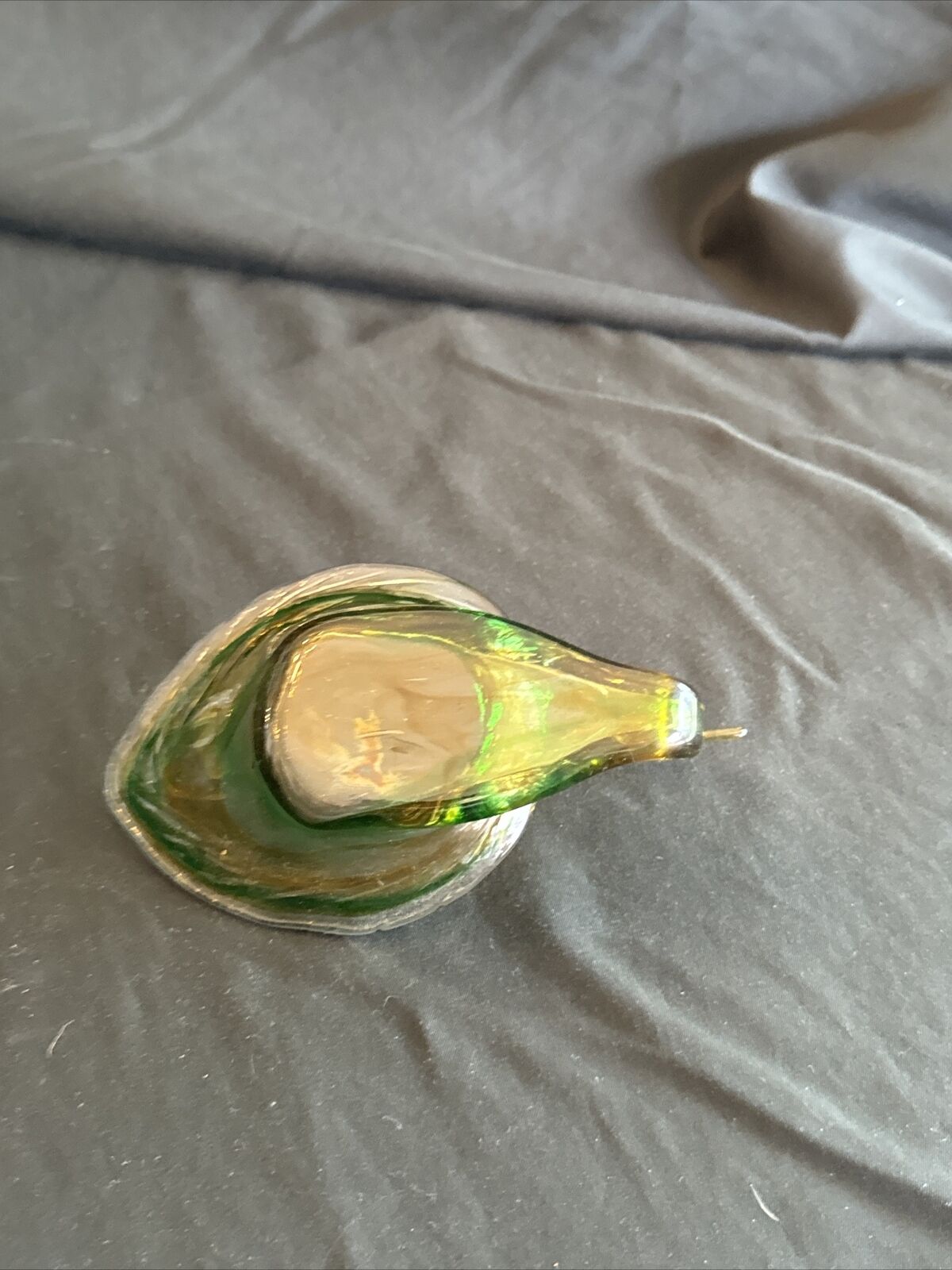 Vintage Glass Swan mid-century