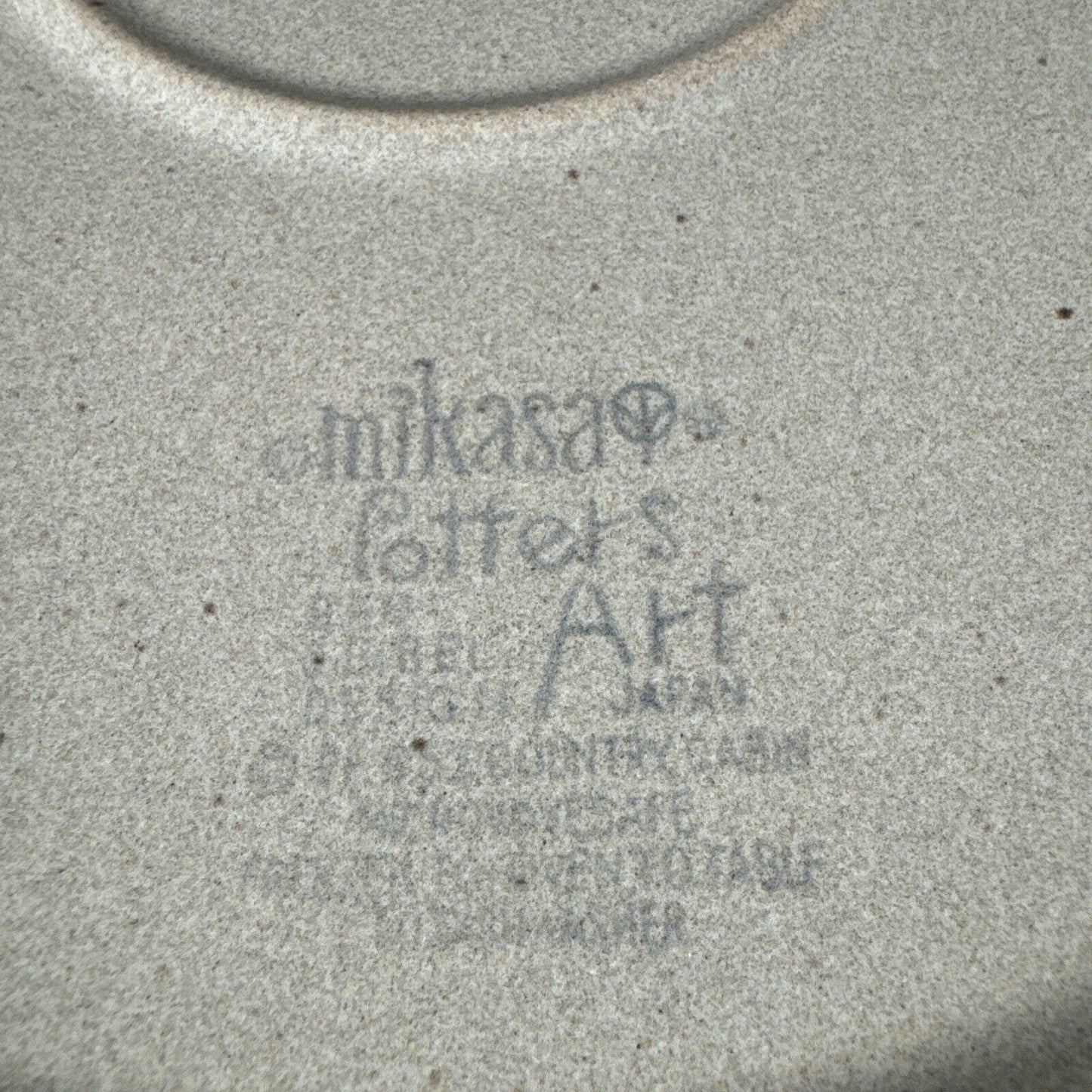 Mikasa Potters Art COUNTRY CABIN 12 1/4” Serving Platter