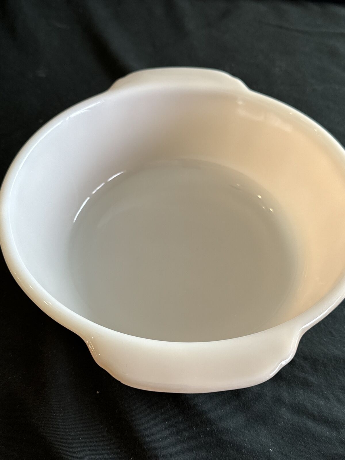 Fire King Peach Luster Oval Casserole Dish 2qt. VTG
