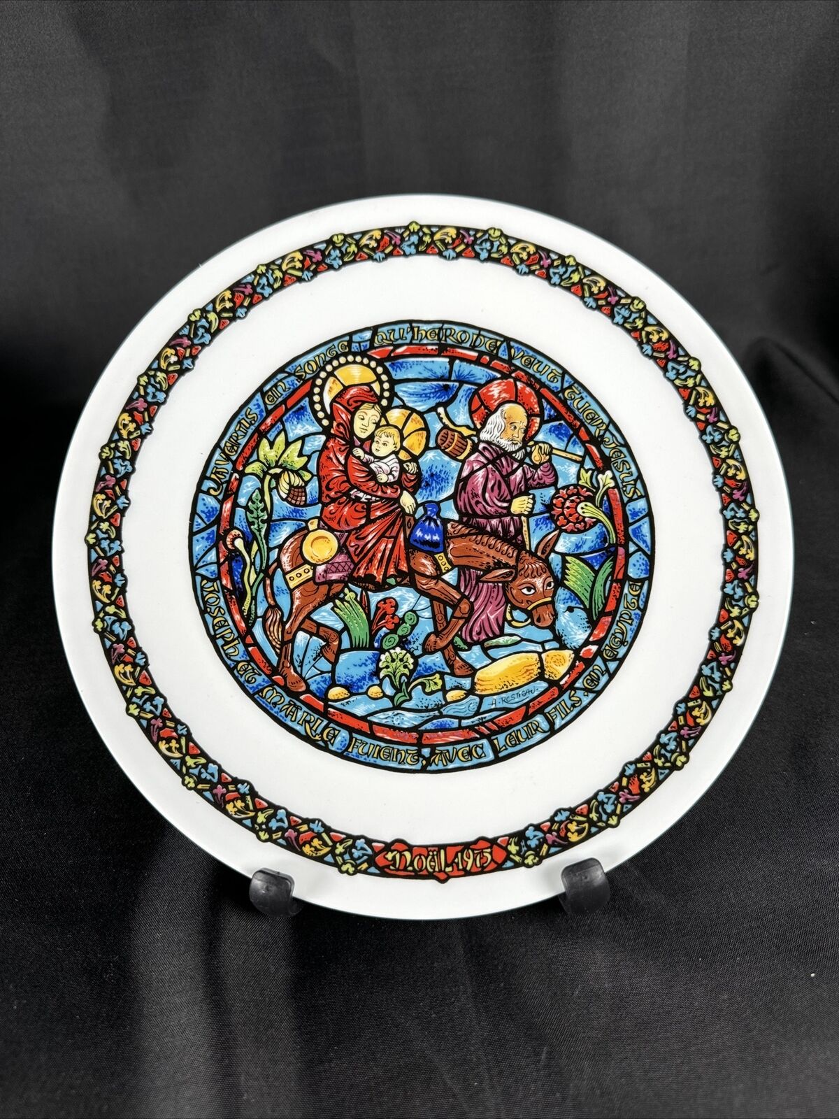 The Flight Into Egypt And In The Manger By D'Arceau Limoges