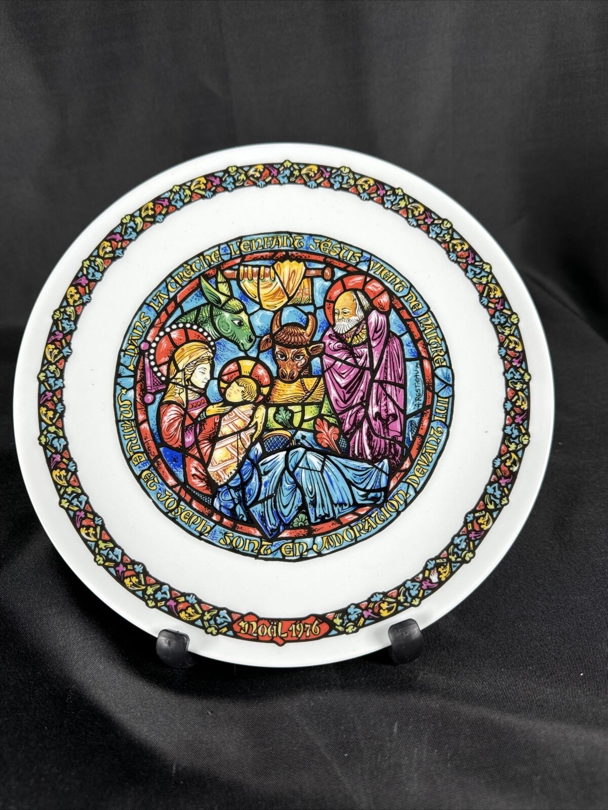 The Flight Into Egypt And In The Manger By D'Arceau Limoges