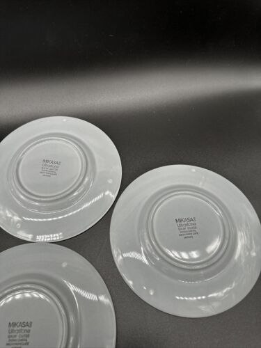 Mikasa Ultrastone Gray Cup and Saucer Set of 7 Grey Speckled Pattern Japan