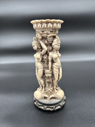 Vintage Carved Chinese Women Vase