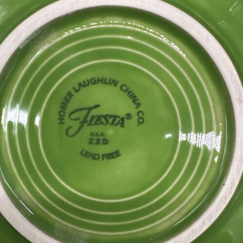 Fiestaware Shamrock 5 Piece Place Setting Fiesta Retired Green Dish Set IOB
