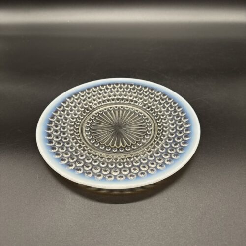 Vintage Anchor Hocking Moonstone Opalescent Hobnail Plates 8 1/2”