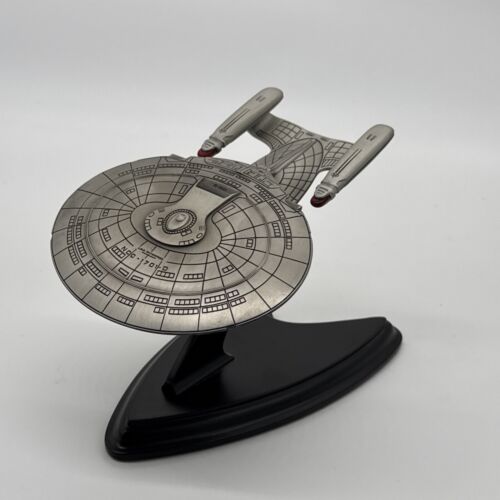 VINTAGE STAR TREK TNG USS Enterprise Franklin Mint 1991 Excellent