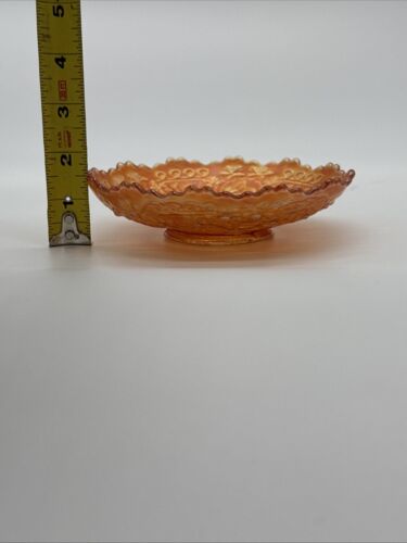 Fenton Marigold, Cherry Chain Glass Dish