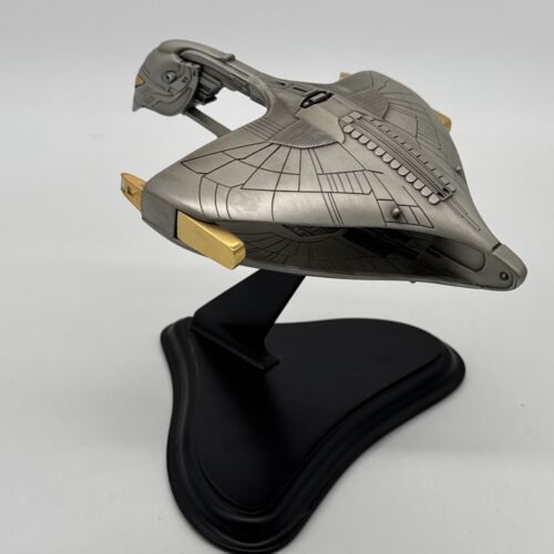 1992 Franklin Mint Star Trek The Next Generation Romulan War Bird Starship Model