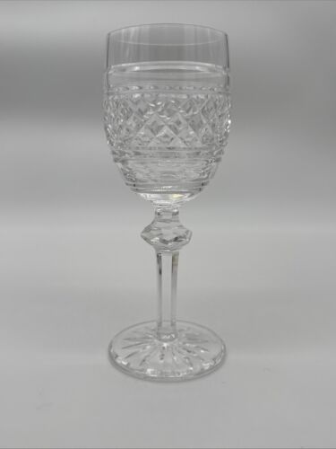 SET 4 of WATERFORD STEMWARE CRYSTAL Castletown White Wine Glasses Goblets 7"