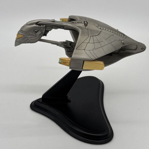 1992 Franklin Mint Star Trek The Next Generation Romulan War Bird Starship Model