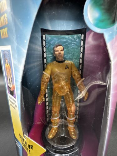 Playmates Toys STAR TREK CAPTAIN JAMES KIRK TRANSPORTER SERIES MIB Action Figure