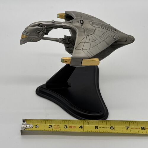 1992 Franklin Mint Star Trek The Next Generation Romulan War Bird Starship Model