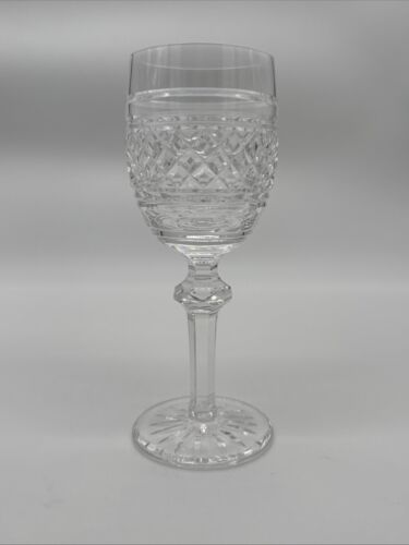 SET 4 of WATERFORD STEMWARE CRYSTAL Castletown White Wine Glasses Goblets 7"