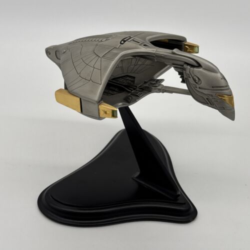 1992 Franklin Mint Star Trek The Next Generation Romulan War Bird Starship Model