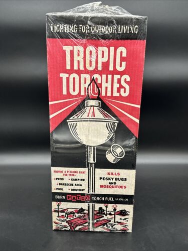 Vintage Tropic Torches Aluminum 6' Tall