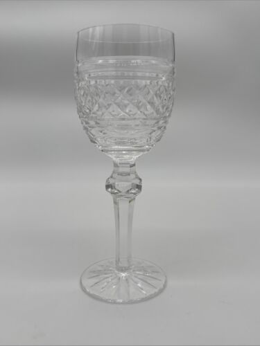 SET 4 of WATERFORD STEMWARE CRYSTAL Castletown White Wine Glasses Goblets 7"