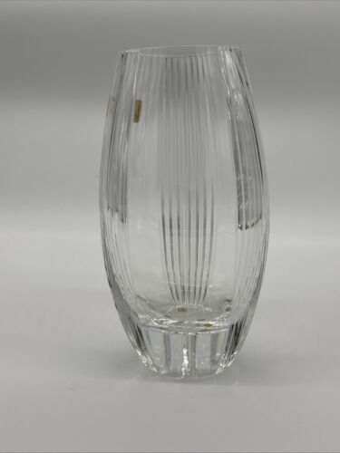 Lenox Crystal Glass Handcut Vase 7.25”T