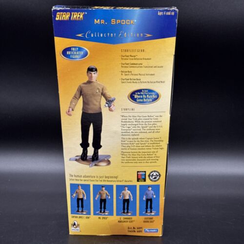 Star Trek Collector Edition 1996 Mr. Spock Action Figure Playmates Toys New