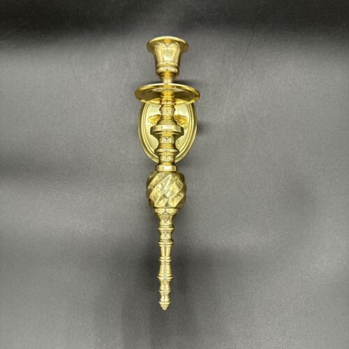 SOLID BRASS SCONCE 9-3/4" H x 3” W