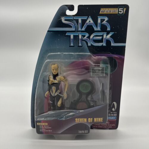 New Star Trek Seven of Nine Action Figure 1998 Playmates Warp Factor Series 5