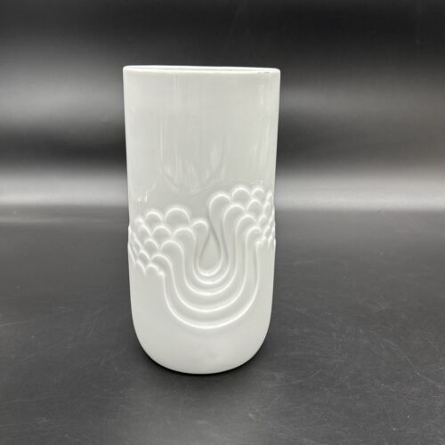 Vintage Thomas Germany / Rosenthal White Porcelain Vase 7 1/2”