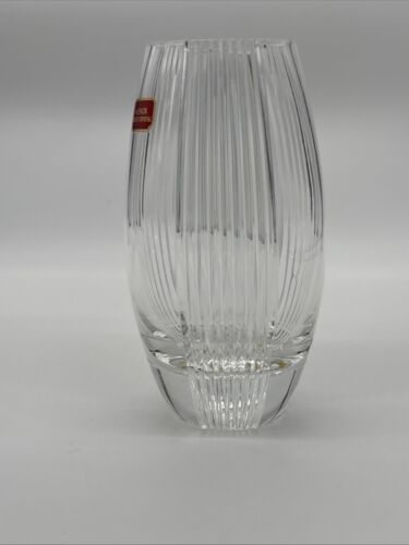 Lenox Crystal Glass Handcut Vase 7.25”T