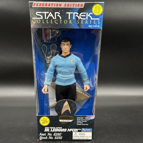 Dr Leonard McCoy 9" Star Trek Federation Ed. Action Figure Playmates New 1995