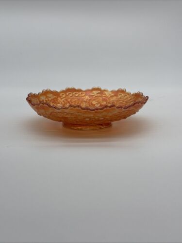 Fenton Marigold, Cherry Chain Glass Dish