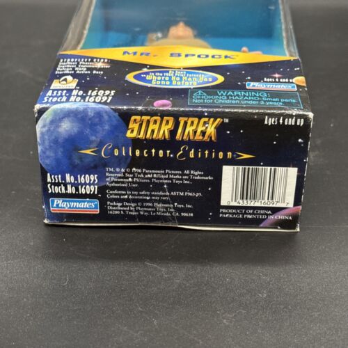 Star Trek Collector Edition 1996 Mr. Spock Action Figure Playmates Toys New