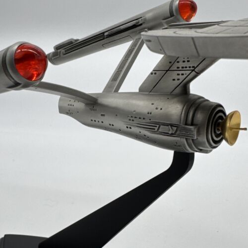 Franklin Mint Vintage Pewter Star Trek Starship Enterprise