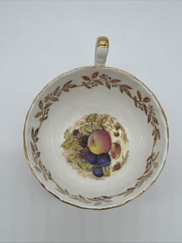 Aynsley Fancy Fruits Tea Cup & Saucer