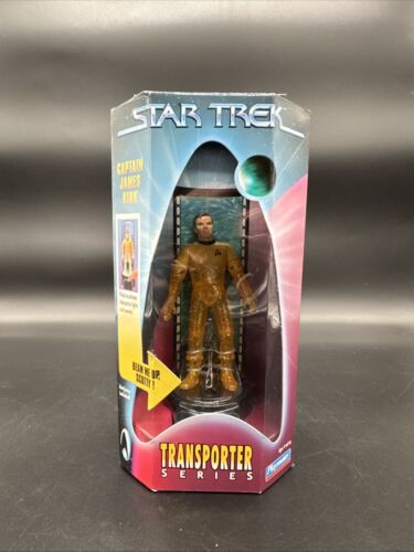 Playmates Toys STAR TREK CAPTAIN JAMES KIRK TRANSPORTER SERIES MIB Action Figure