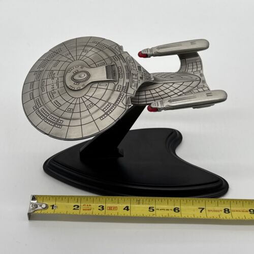 VINTAGE STAR TREK TNG USS Enterprise Franklin Mint 1991 Excellent