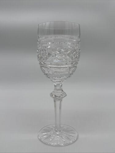 SET 4 of WATERFORD STEMWARE CRYSTAL Castletown White Wine Glasses Goblets 7"