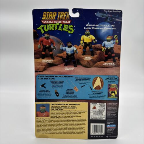 Teenage Mutant Ninja Turtles Star Trek Edition Vintage Full Set NEW