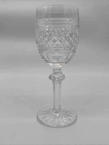 SET 4 of WATERFORD STEMWARE CRYSTAL Castletown White Wine Glasses Goblets 7"