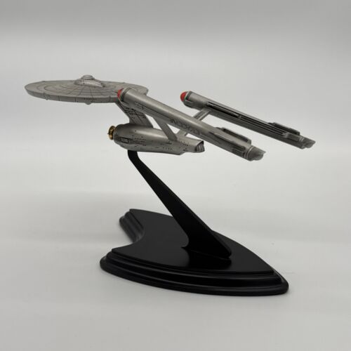 Franklin Mint Vintage Pewter Star Trek Starship Enterprise