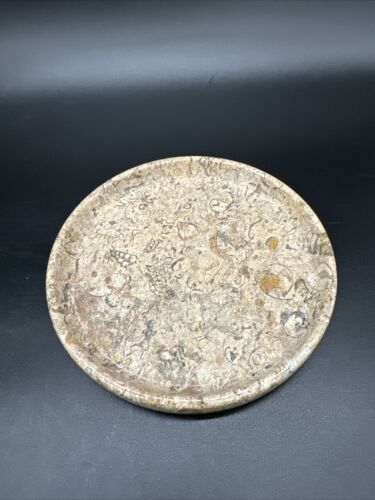 Stone Serving Set, Includes Small Plate, Salt And pepper Shaker & Two Containers
